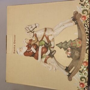 Cracker Barrel Santa Decor